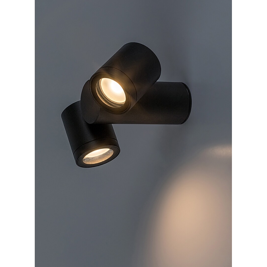 Rabalux - Vägglampa för utomhusbruk 2xGU10/35W/230V IP44