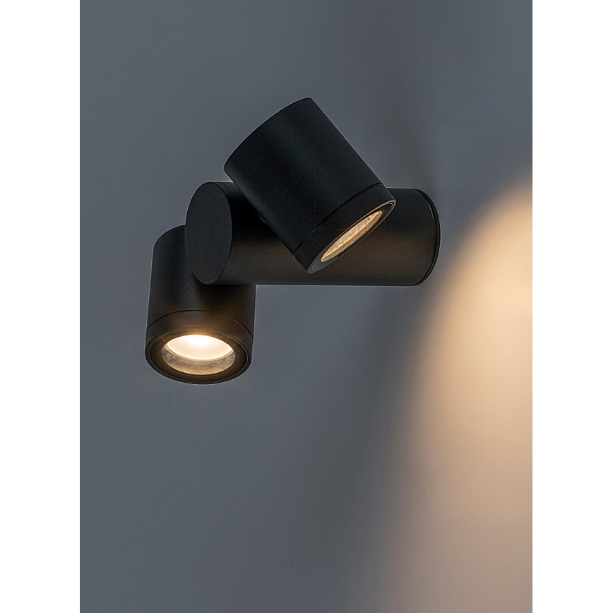 Rabalux - Vägglampa för utomhusbruk 2xGU10/35W/230V IP44