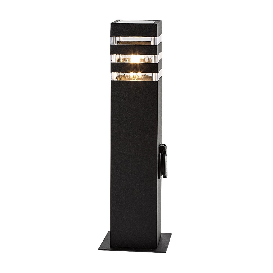 Rabalux - Utomhuslampa med kontakt 1xE27/12W/230V IP44