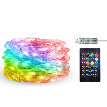 Rabalux - LED RGB list LED/3,2W/5V 10m IP44 Wi-Fi + fjärrkontroll