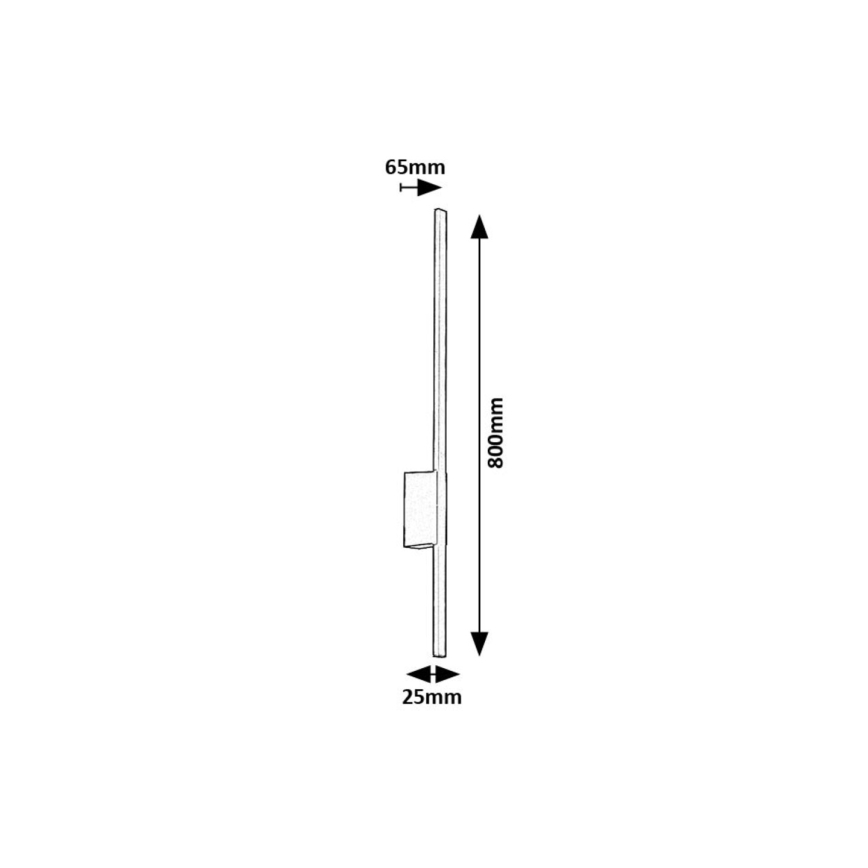 Rabalux - LED vägglampa för utomhusbruk LED/12W/230V IP44