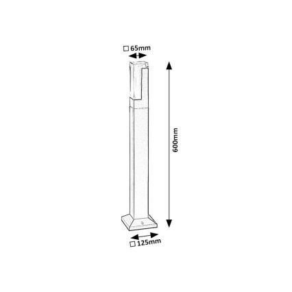 Rabalux - LED-lampa för utomhusbruk LED/7W/230V IP54