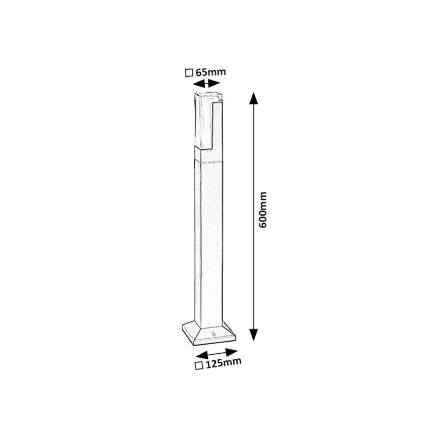 Rabalux - LED-lampa för utomhusbruk LED/7W/230V IP54