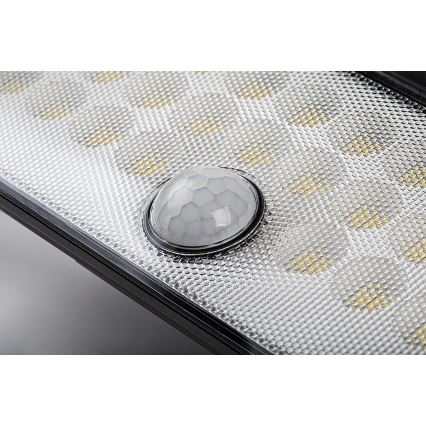 Rabalux - Solcellstrålkastare med sensor LED/8W/3,7V 1800mAh IP65 + fjärrkontroll