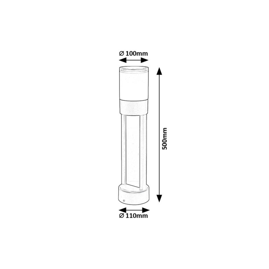 Rabalux - LED-lampa för utomhusbruk LED/12W/230V IP44 50 cm