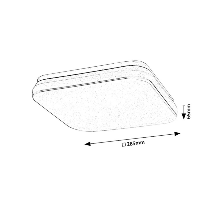 Rabalux - LED taklampa för badrum med sensor LED/18W/230V 3000K IP44