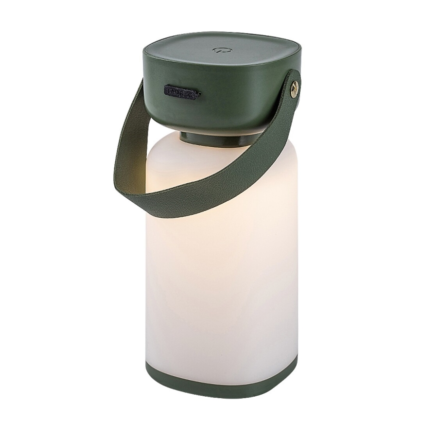 Rabalux - LED Utomhus dimbar touch uppladdningsbar bordslampa LED/3W/5V IP44 grön