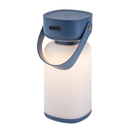 Rabalux - LED Utomhus dimbar touch uppladdningsbar bordslampa LED/3W/5V IP44 blå