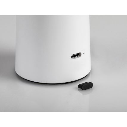 Rabalux - LED Dimbar uppladdningsbar touch bordslampa POLPERRO LED/3W/3,7V 1200mAh vit