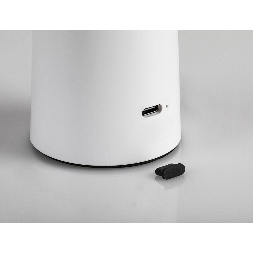 Rabalux - LED Dimbar uppladdningsbar touch bordslampa POLPERRO LED/3W/3,7V 1200mAh vit