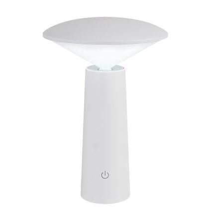 Rabalux - LED Dimbar uppladdningsbar touch bordslampa POLPERRO LED/3W/3,7V 1200mAh vit