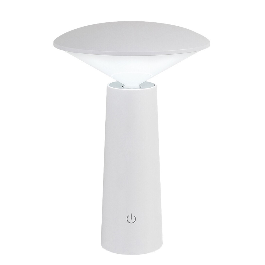 Rabalux - LED Dimbar uppladdningsbar touch bordslampa POLPERRO LED/3W/3,7V 1200mAh vit