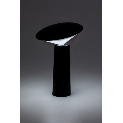Rabalux - LED Dimbar uppladdningsbar touch bordslampa POLPERRO LED/3W/3,7V 1200mAh svart