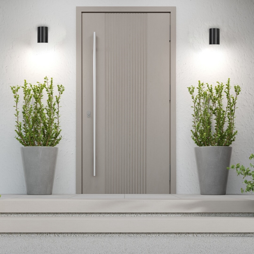 Rabalux - LED vägglampa för utomhusbruk LED/9W/230V 2700/4000/6500K IP65 svart