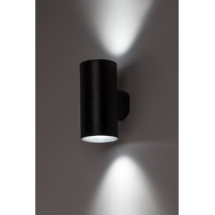 Rabalux - LED vägglampa för utomhusbruk LED/18W/230V 2700/4000/6500K IP65 svart