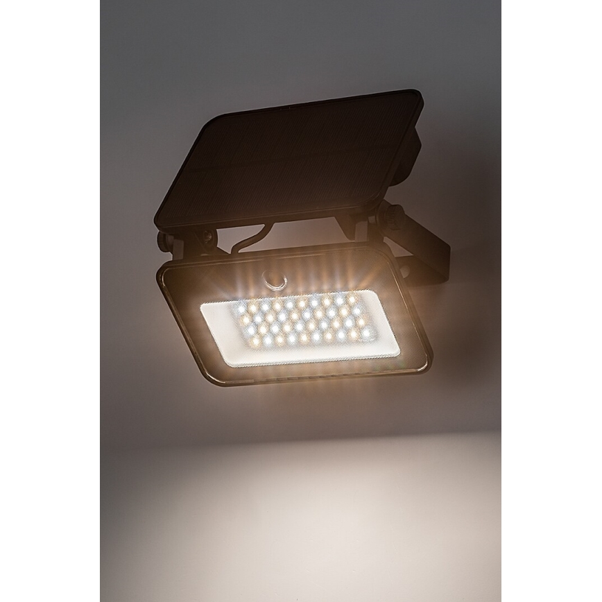 Rabalux - Solcellstrålkastare med sensor LED/6W/3,7V 3000/4000/6500K IP65
