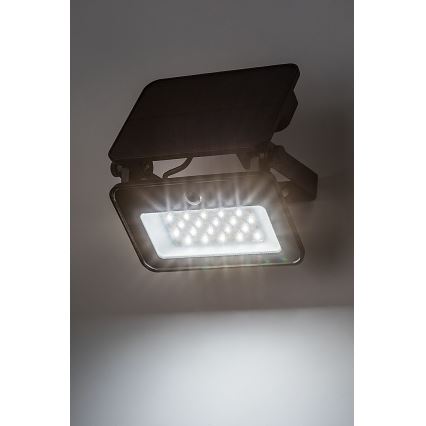 Rabalux - Solcellstrålkastare med sensor LED/6W/3,7V 3000/4000/6500K IP65