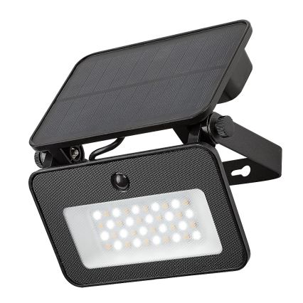 Rabalux - Solcellstrålkastare med sensor LED/6W/3,7V 3000/4000/6500K IP65