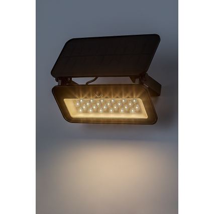 Rabalux - Solcellstrålkastare med sensor LED/8W/3,7V 3000/4000/6500K IP65 2600 mAh