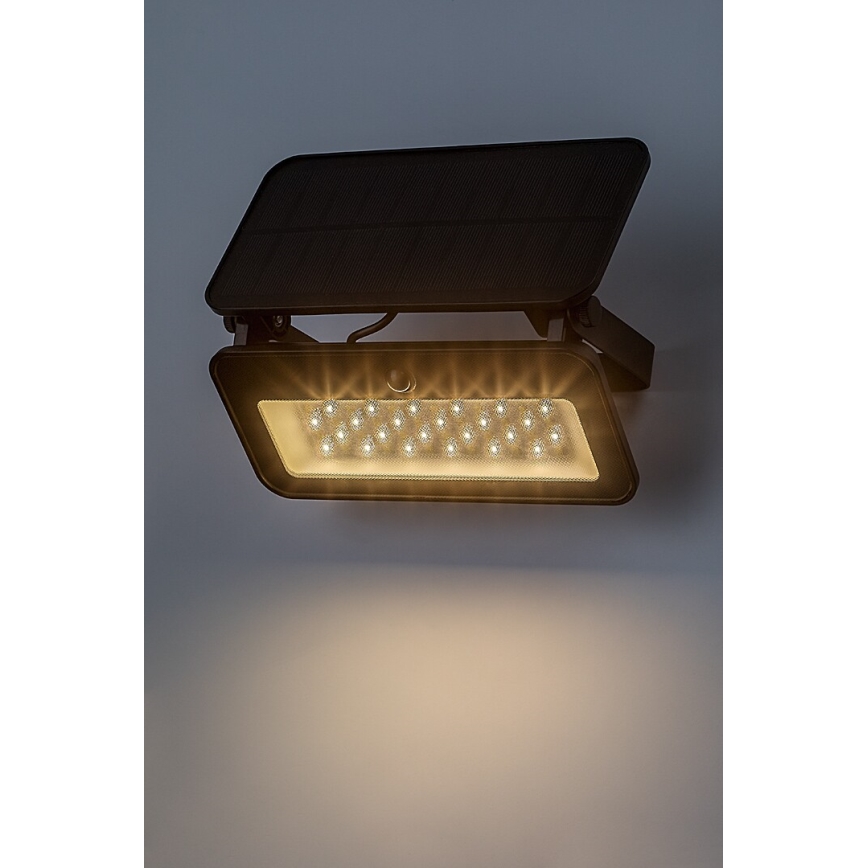 Rabalux - Solcellstrålkastare med sensor LED/8W/3,7V 3000/4000/6500K IP65 2600 mAh