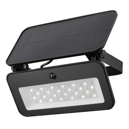 Rabalux - Solcellstrålkastare med sensor LED/8W/3,7V 3000/4000/6500K IP65 2600 mAh