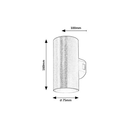 Rabalux - LED vägglampa för utomhusbruk LED/18W/230V 2700/4000/6500K IP65 vit