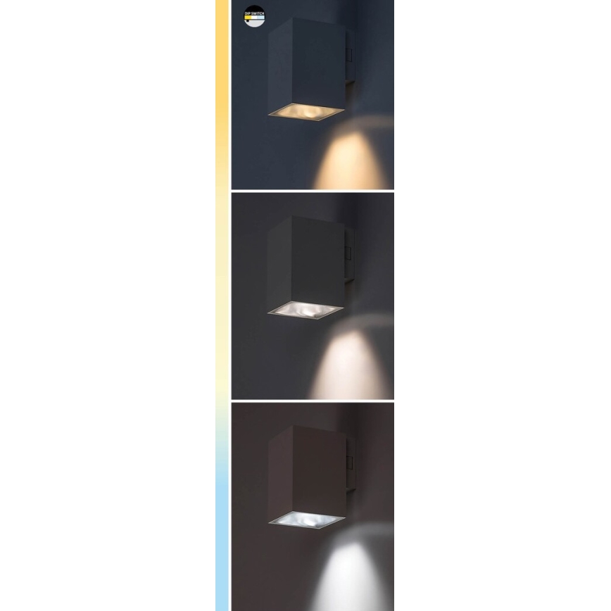 Rabalux - LED vägglampa för utomhusbruk LED/18W/230V 2700/4000/6500K IP65 vit