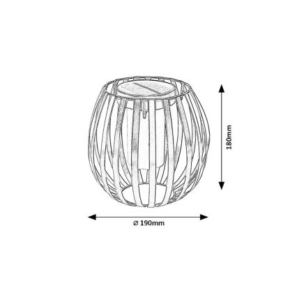 Rabalux - LED Solcellsbelysning LED/1W/1,2V 300mAh IP44