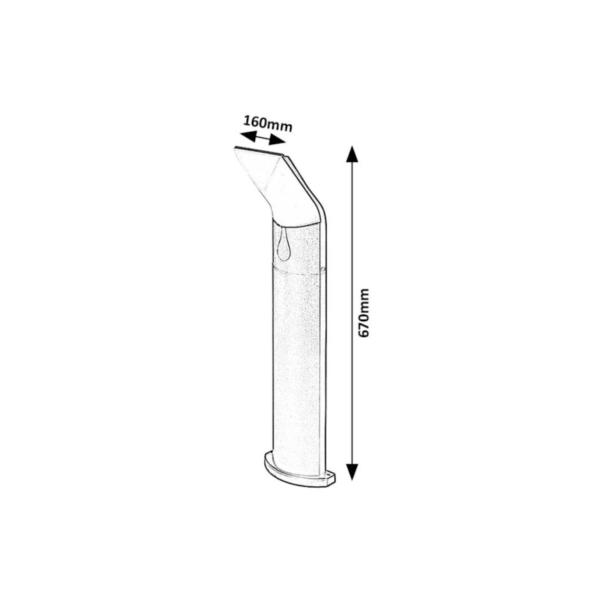 Rabalux - LED-lampa för utomhusbruk LED/10W/230V IP54