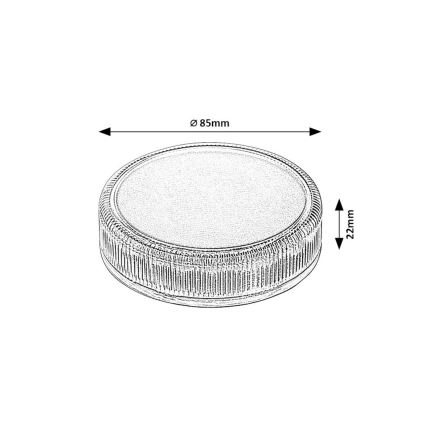Rabalux - LED Solcellsbelysning LED/0,3W/1,2V 800mAh IP65