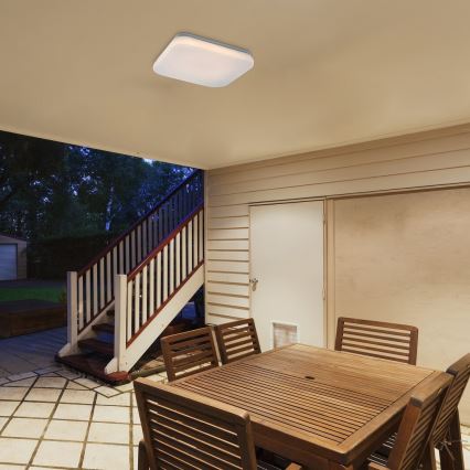 Rabalux - LED badrumsarmatur LED/18W/230V 3000/4000/6000K IP44 28,5x28,5 cm