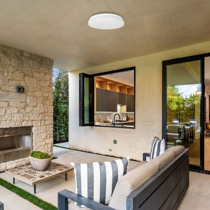 Rabalux - LED-takarmatur för badrum LED/18W/230V 3000/4000/6000K IP44 Ø 28,5 cm