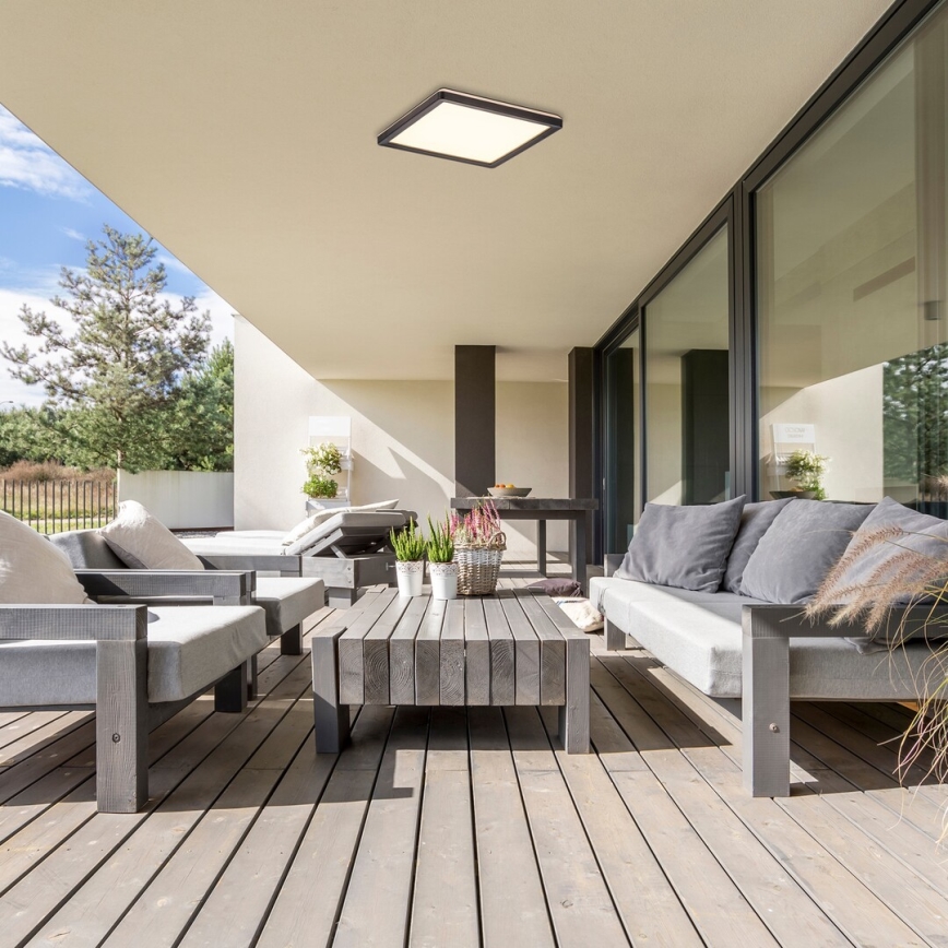 Rabalux - LED  Dimbar utomhusbelysning LED/15W/230V Wi-Fi Tuya 2700-6500K IP44 + fjärrkontroll