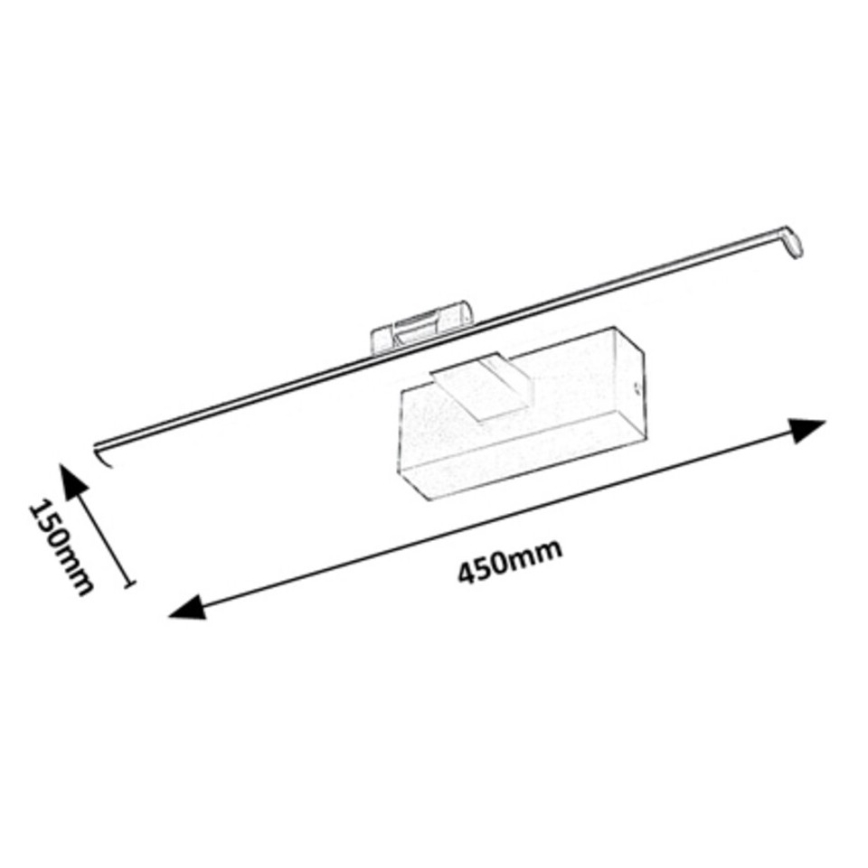 Rabalux - LED tavelbelysning LED/8W/230V 3000K 45 cm