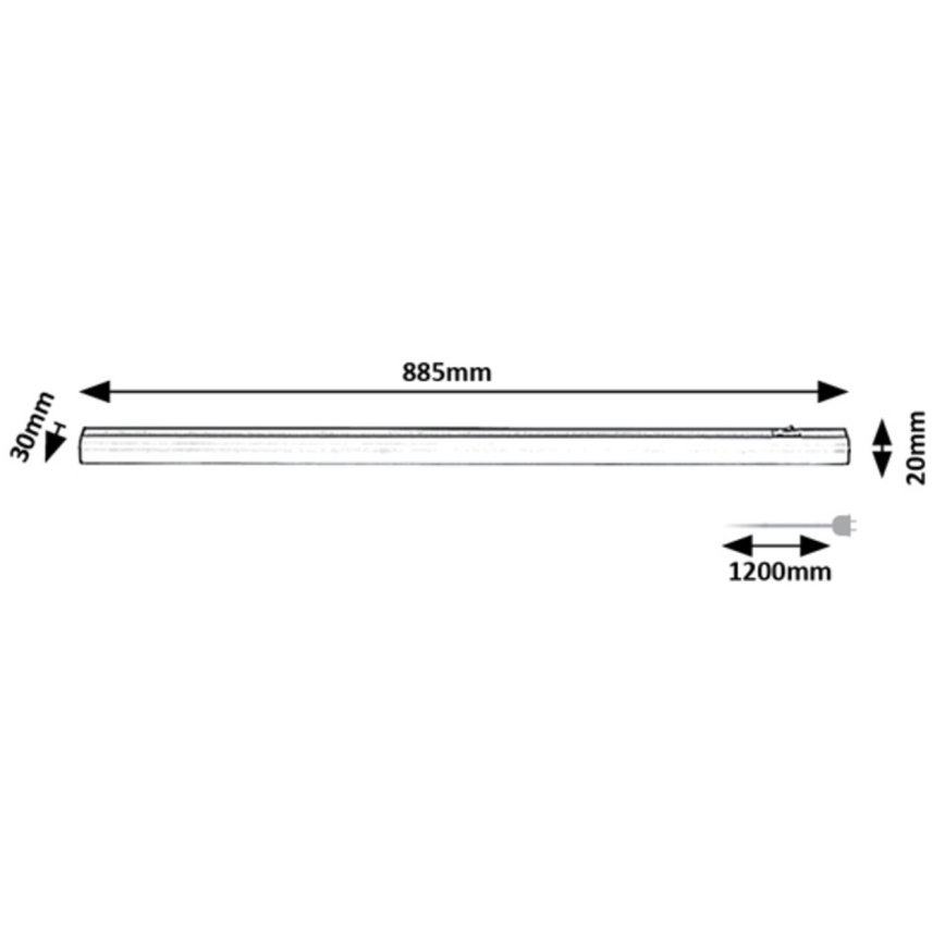 Rabalux - LED lampa för undersidan av köksskåp LED/13W/230V 4000K 88 cm