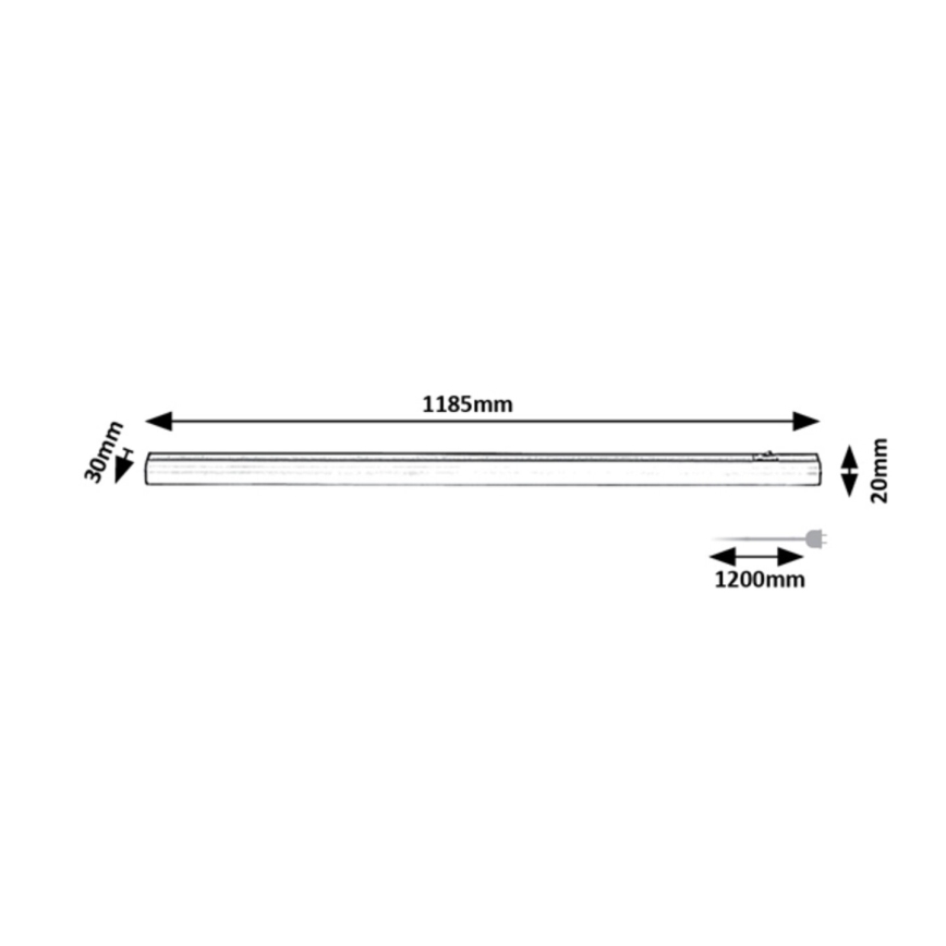 Rabalux - LED lampa för undersidan av köksskåp LED/18W/230V 4000K 118 cm