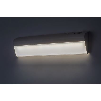 Rabalux - LED lampa för undersidan av köksskåp med rörelsedetektor LED/0,5W/3xAA