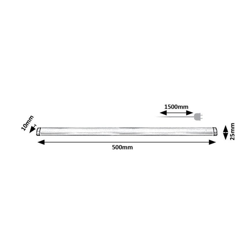 Rabalux - LED Dimbar underskåpsbelysning för kök LED/5W/230V 4000K 50 cm