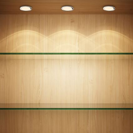 Rabalux - KIT 3x LED Dimbar skåpbelysning 3xLED/1W/230V 4000K