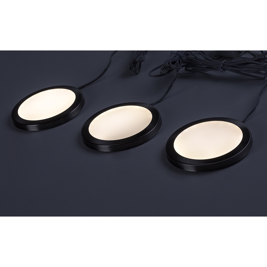 Rabalux - KIT 3x LED Dimbar skåpbelysning 3xLED/1W/230V 4000K