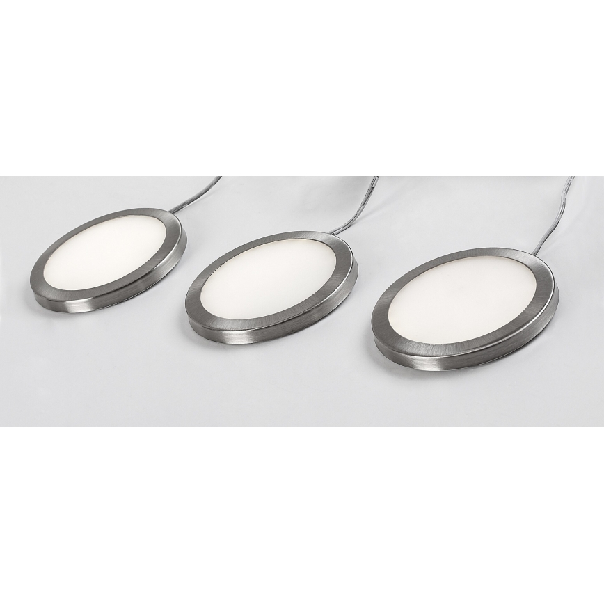 Rabalux - KIT 3x LED Dimbar skåpbelysning 3xLED/1W/230V 4000K