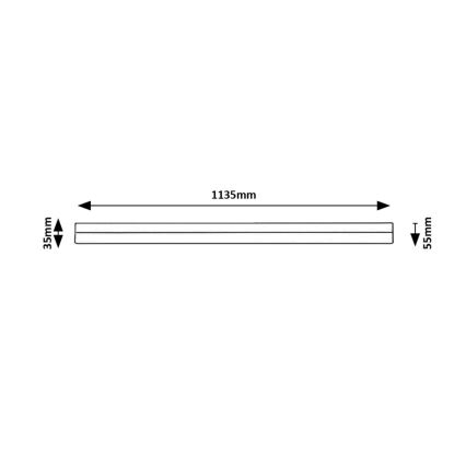 Rabalux - LED lampa för undersidan av köksskåp LED/24W/230V 4000K 113 cm vit