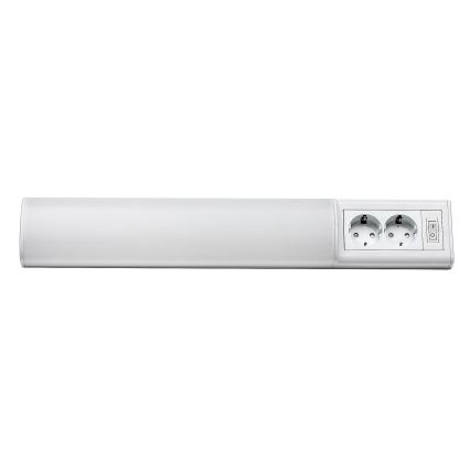 Rabalux - LED lampa för undersidan av köksskåp med 2 uttag LED/10W/230V 4000K 50 cm vit