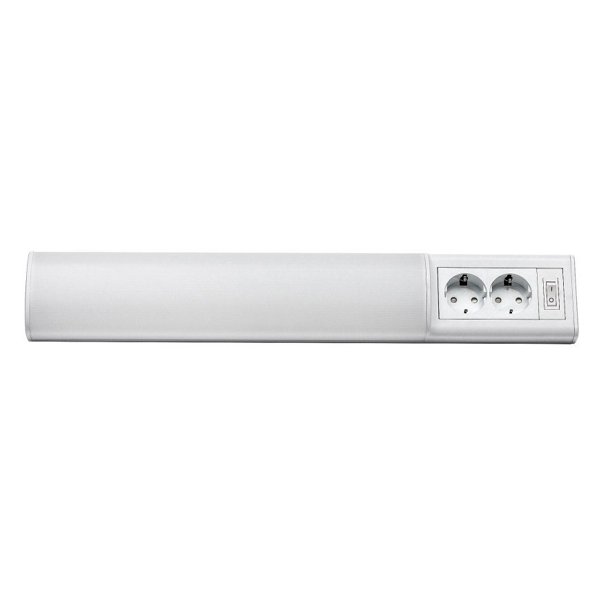 Rabalux - LED lampa för undersidan av köksskåp med 2 uttag LED/10W/230V 4000K 50 cm vit