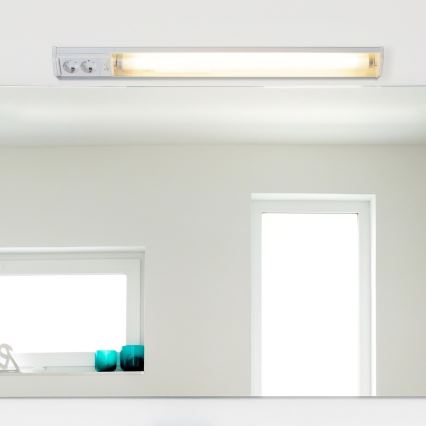Rabalux - LED lampa för undersidan av köksskåp med 2 uttag LED/15W/230V 4000K 70 cm vit