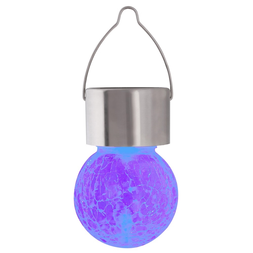 Rabalux - LED RGB solcellslampa för utomhusbruk med strömbrytare LED/0,06W 60 mAh IP44