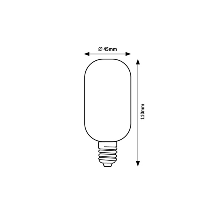 Rabalux - LED glödlampa T45 E27/4W/230V 3000K