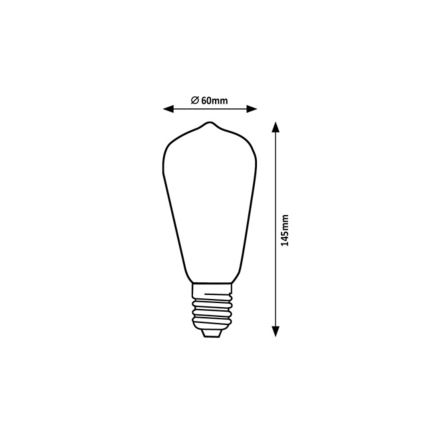 Rabalux - LED glödlampa ST64 E27/4W/230V 4000K