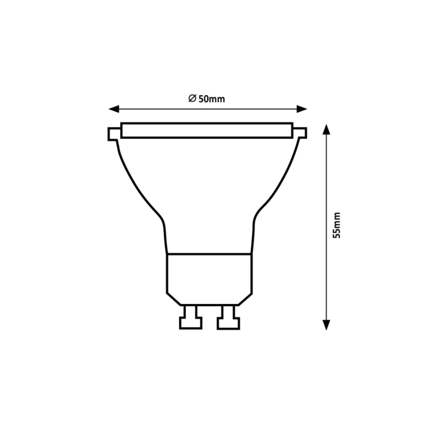 Rabalux - LED glödlampa GU10/5W/230V 3000K Energiklass A