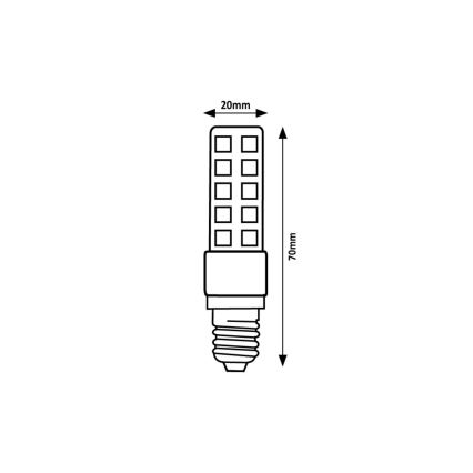 Rabalux - LED glödlampa T20 E14/6W/230V 3000K